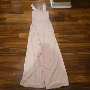 Juicy Couture Light Pink Velour Jumpsuit